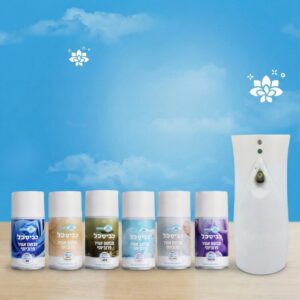 מכשיר ריח Shiny +ששה מפיצי ריח כביסכל